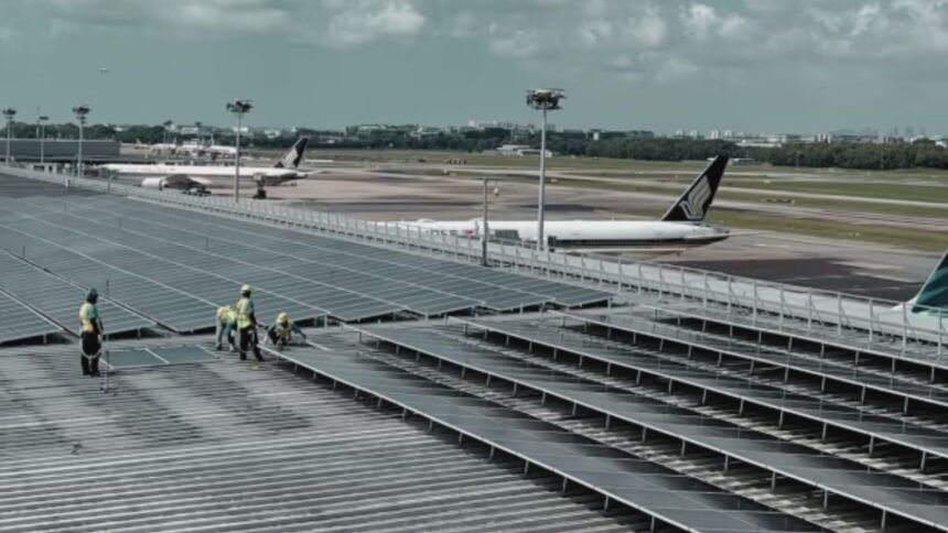 Singapore's largest solar project at Changi Airport