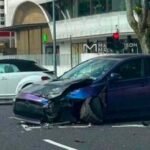 Two-car collision near Macpherson Mall